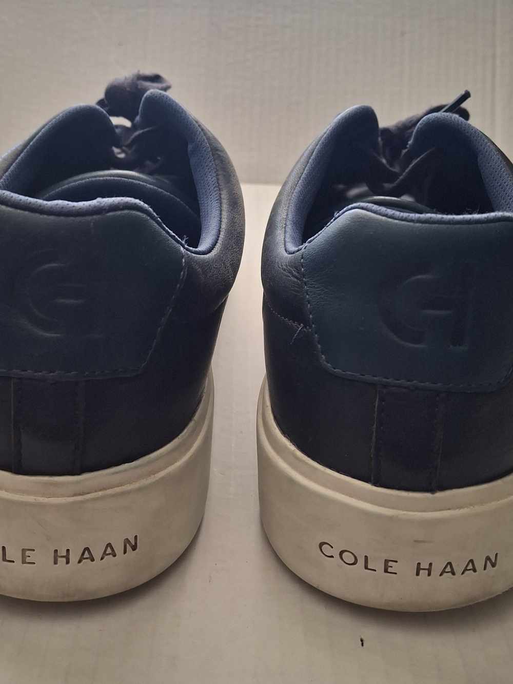 Cole Haan Men's Navy Leather Sneakers